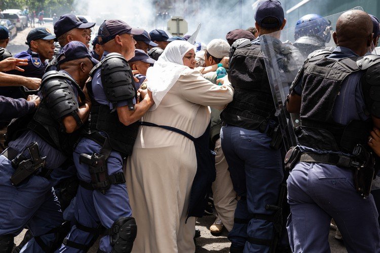 Bo-Kaap residents protesting against gentrification pressure