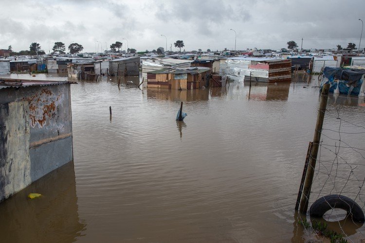 Winter water entering the spaces around Cape households